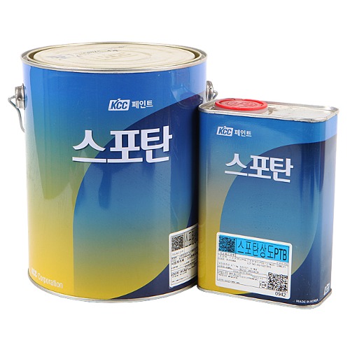 KCC페인트 스포탄 옥상방수 우레탄 페인트 3.6L 상도 2액형