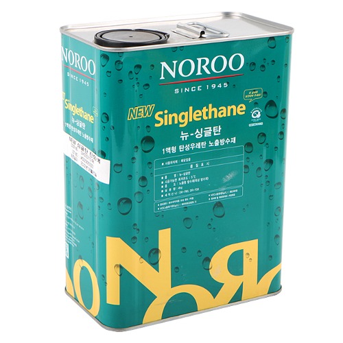 노루페인트 옥상 방수페인트 뉴싱글탄 탄성우레탄 1액형 중도 4kg